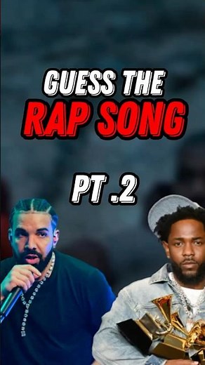 Guess The Rap Song In 5 Hints (2) #rap #hiphop #music