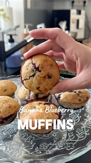 Don’t Throw Away Brown Bananas! Make These Healthy Banana Blueberry Muffins