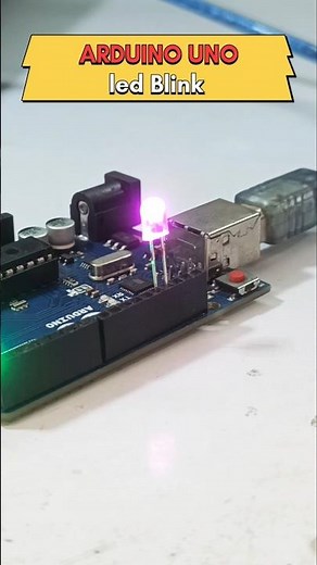 How to Blink an LED with Arduino Uno! 💡 #Shorts #Arduino #subscribe