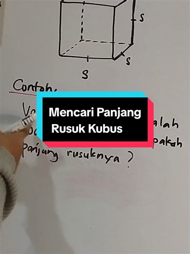Menghitung Panjang Rusuk Kubus dengan Volume 100 cm³