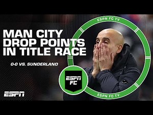 ‘BIG MISSED OPPORTUNITY!’ Man City drop points in title race with Arsenal | ESPN FC