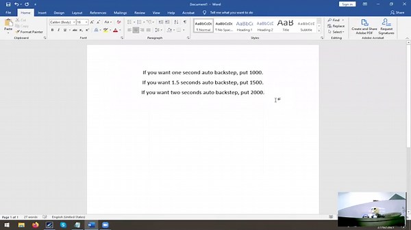 How to Set Up Auto Backstep in Express Scribe
