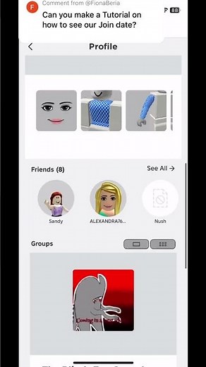 How to see your roblox join date! #roblox