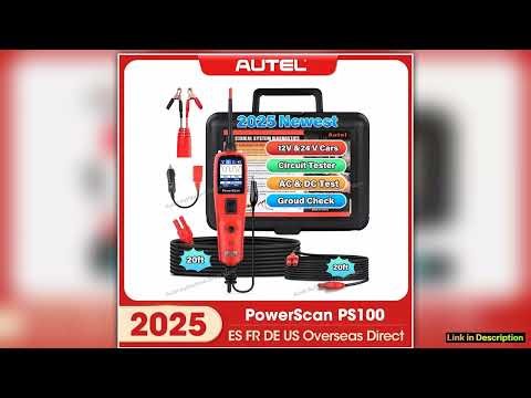 Autel PowerScan PS100 Automotive Circuit Tester Universal 12V 24V Automotive Power Circuit Probe Ki
