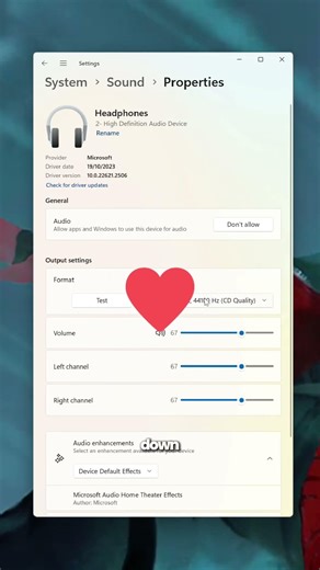 🔊 How To Make Your Headset Sound Crystal Clear on PC | Audio Tip That Can Save You #sound #audio