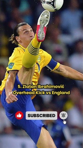 Top 10 Most ICONIC Football Goals in History🔥! 🐐 #shorts #football #trending