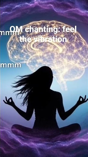 OM chanting meditation song: feel the vibration #om #omchanting #yt #shorts #meditation
