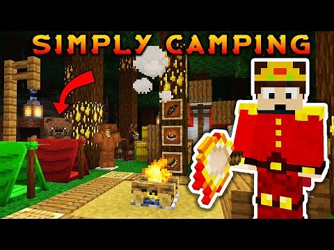 SIMPLY CAMPING MOD 1.17.1 !!! | Minecraft Mod Showcase