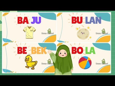 Belajar Membaca untuk Anak TK | Ba Bi Bu Be Bo | Video Edukasi Anak | Education