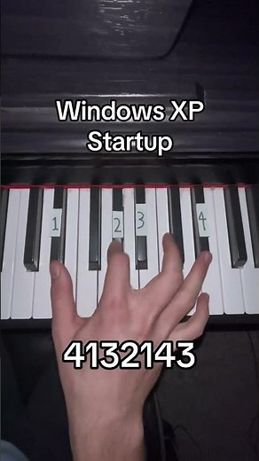 Windows XP Startup - EASY Piano Tutorial 🎹🔥#piano #pianocover #pianotutorial #windows