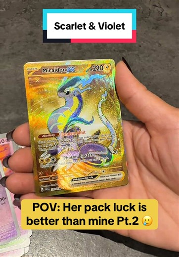 Miraidon Ex Hyper Rare: Unbelievable Pack Luck pt.2