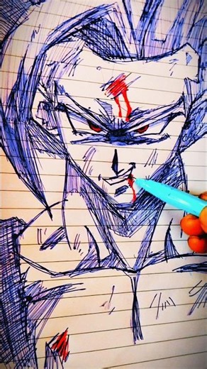 quick sketch of gohan beast from#art #penart