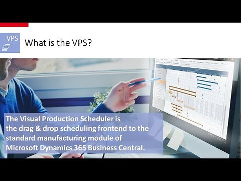 Visual Production Scheduler (VPS) - an introduction