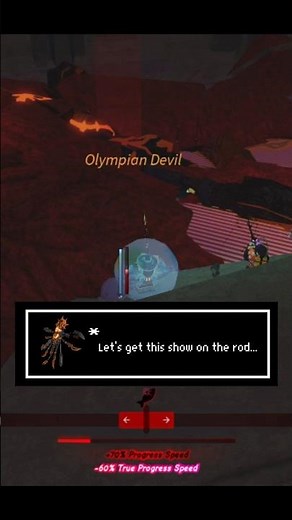 Catching the Olympian Devil WITHOUT cryogenic #fisch #roblox #robloxfisch