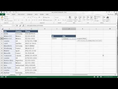 Case Sensitive Lookup Formula - Exact Match Lookup in Excel