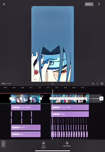 Cap cut Edit tutorial - anime edit - Edit tutotal #animeedit #edit #tutorial #itachi