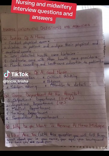 NURSING INTERVIEW QUESTIONS AND ANSWERS. Ask me anything you want to know #goviral#nursinginterviewquestions#foryoupage#studentnurse#finenurse#trending#finenurse❤️❤️❤️
