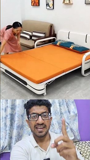 2 in one sofa bed 😍 best 2 in one sofa bed price | best sofa cum bed price #shorts sofa cum bed