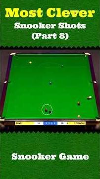 Most Clever Snooker Shots (Part 8) #snooker #short #shorts #trending