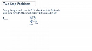 Two-step Money Problems ( Video ) | Measurement