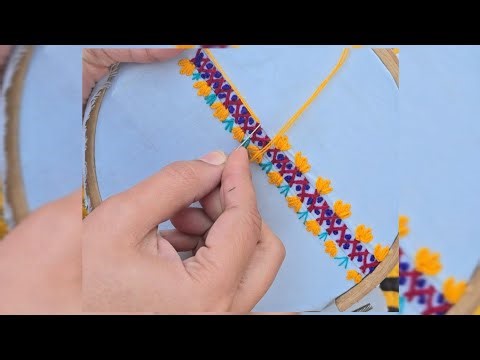 Beautiful Embroidery design/latest hand embroidery design/kadhai design