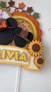 Mickey Mouse Fall Cake Topper, Thanksgiving Theme Party Decorations, Mickey Mouse Fall Birthday Decor, Mickey Mouse Autumn Cake Topper - Etsy Canada