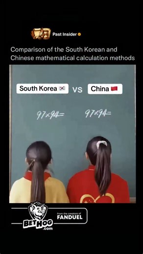 Past Insider | History on Instagram: "Different math styles 📐🧠✏️ South Korean and Chinese math methods come from strong academic cultures, but they focus on different learning styles and priorities. Follow @pastinsider for more 📊 South Korea focuses on speed, accuracy, and solving problems quickly, often with extra coaching after school. China focuses on deep understanding, repetition, and strong basics, sometimes using tools like the abacus. Both systems create top students, but one values e