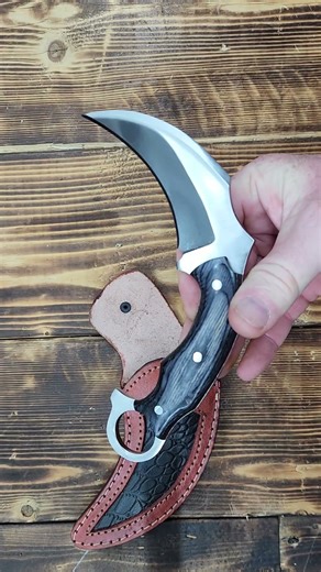 Karambit Knife - Fixed Blade with Sheath - Claw Knife Karambit https://amzn.to/3KwC5IT