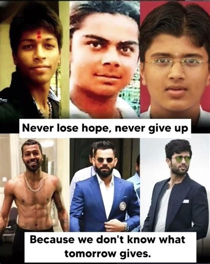 Never lose hope, never give upBecause we don't know what tomorrow gives.