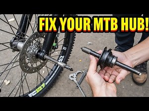 Rear Hub Axle Replacement on a MTB — Easy Step-by-Step Guide.