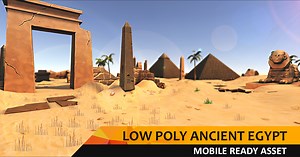Low Poly Egypt Desert Fantasy Environment | 3D Historic | Unity Asset Store