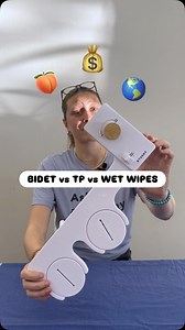 Bidet vs Toilet Paper vs Wet Wipes ➡️ what’s the best option? 💸Your wallet: You’ll be saving hundreds of dollars a year with a bidet because you’ll be using 75-80% less toilet paper overall. For a family of 4, you’ll be saving over $470 and for an individual that’s over $117 annually. 🍑Your health: You don’t have to worry about endlessly wiping with the forever chemicals and bleach present in toilet paper or the harsh chemicals in wipes that leave the sensitive skin down there raw, dry, and it
