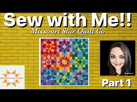 Sew with me! Winter Stardust from Missouri Star Quilt Co - ￼Part 1