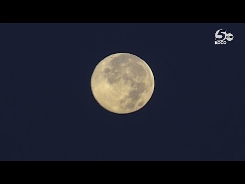 WATCH: Video shows Oklahoma's vibrant supermoon from Sky 5