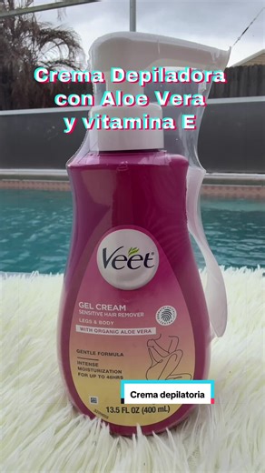 Crema Depilatoria Premium con Aloe Vera para Piel Sensible