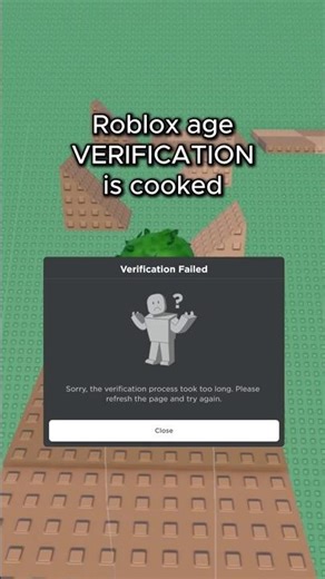 Roblox age VERIFICATION is cooked! 😲
