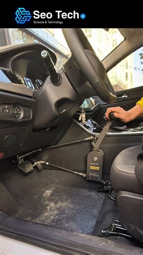 A vehicle hand control system designed for disabled drivers who cannot use their legs
