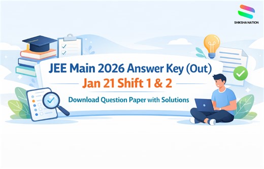 JEE Main 2026 Answer Key (Out) Jan 21 Shift 1 & 2 and Download Question Paper with Solutions
