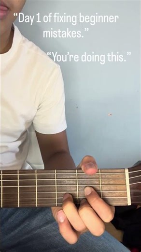 Day 1: Fix This Beginner Guitar Mistake 🎸
