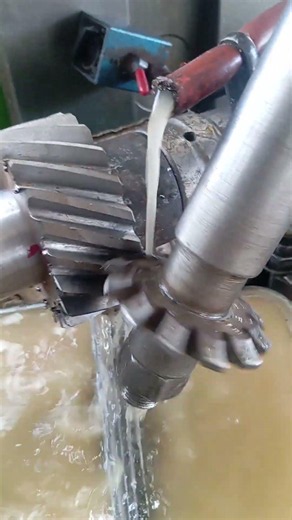 helical gear cutting