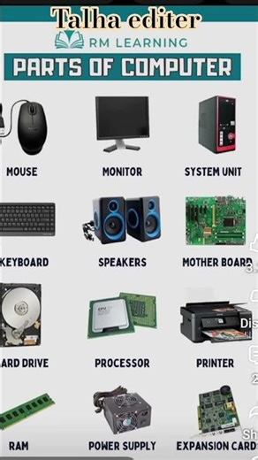 parts of computer 💻😁