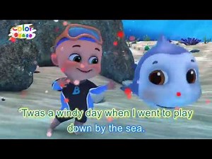 Over The Deep Blue Sea | Songs & Karaoke For Kids | Cooloring fun