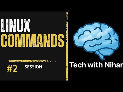 Linux Commands Explained in Telugu | Session 2 | Tech with Nihar