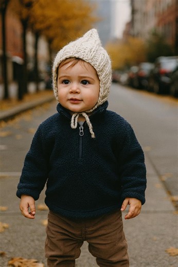 Knit Baby Pixie Bonnet Pattern • Beginner Ribbed Design (PDF) - Etsy