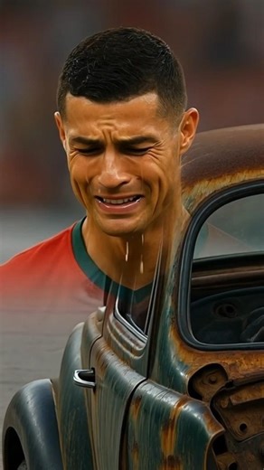 Ronaldo Breaks Down Crying Over His Old Car – Messi Can’t Believe It!” 😭⚽