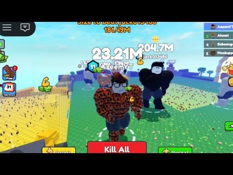 Eat Pizza to Grow - Becoming GIGACHAD with 23.21M Points in Roblox