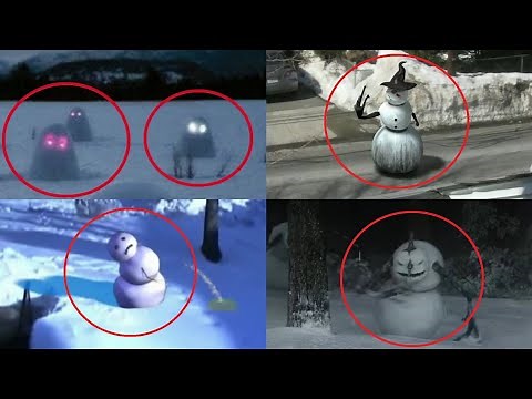 5 Living Snowman Caught on Camera & Spotted in Real Life