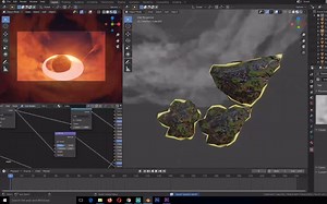 blender 2.8制作炫酷宇宙星球穿越动画