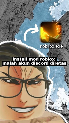 orang ini install mod roblox malah akun discordnya kena hek