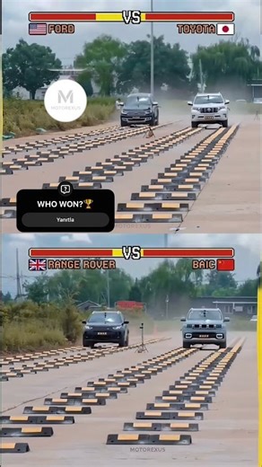 Brutal Suspension Test! 🇺🇸Ford 🇯🇵Toyota 🇬🇧Range Rover 🇨🇳Baic - Which Car Survives?